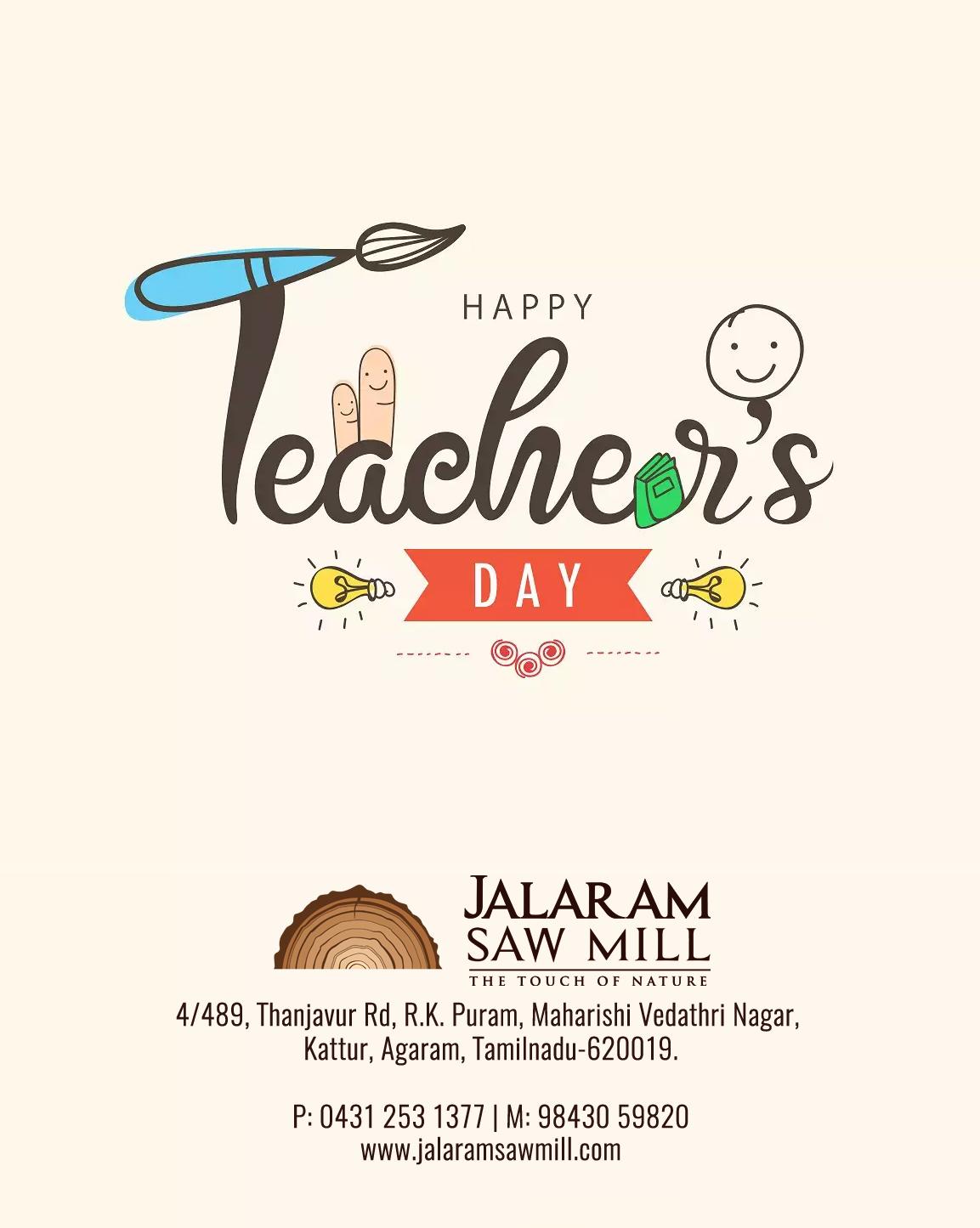 Happy Teachers` Day.